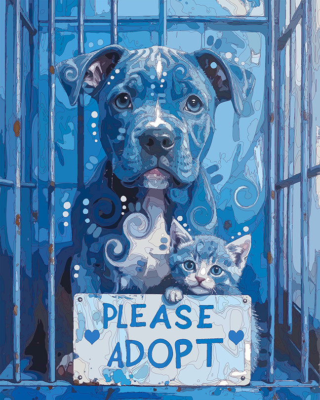 The Adoption Duo Blues Mini Print (Ltd. Edition) (110625)