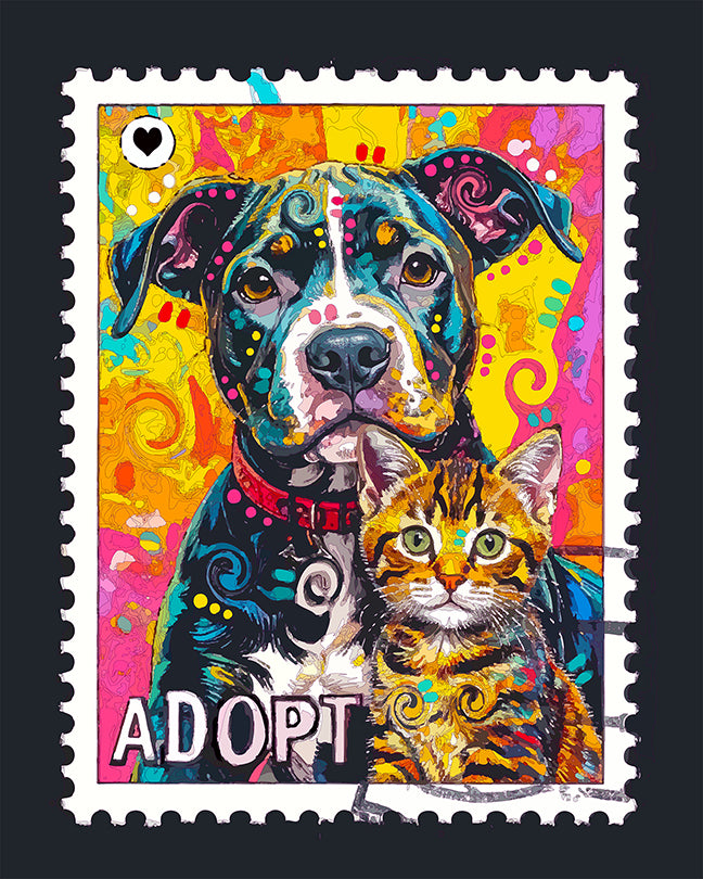 The Adoption Friendship Stamp Mini Print (Ltd. Edition) (120125)