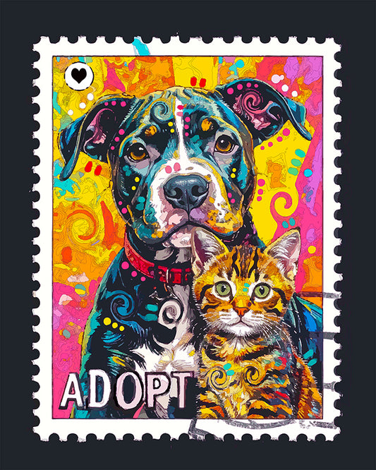 The Adoption Friendship Stamp Mini Print (Ltd. Edition) (120125)