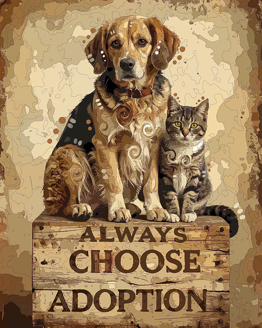 The Adoption Portrait Sitters Mini Print (Ltd. Edition) (112525)