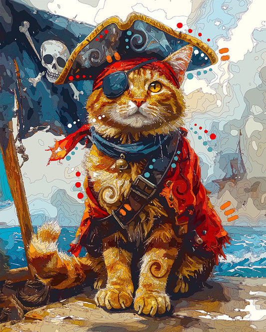 The Ahoy Tabby Mini Print (Ltd. Edition) (041026)
