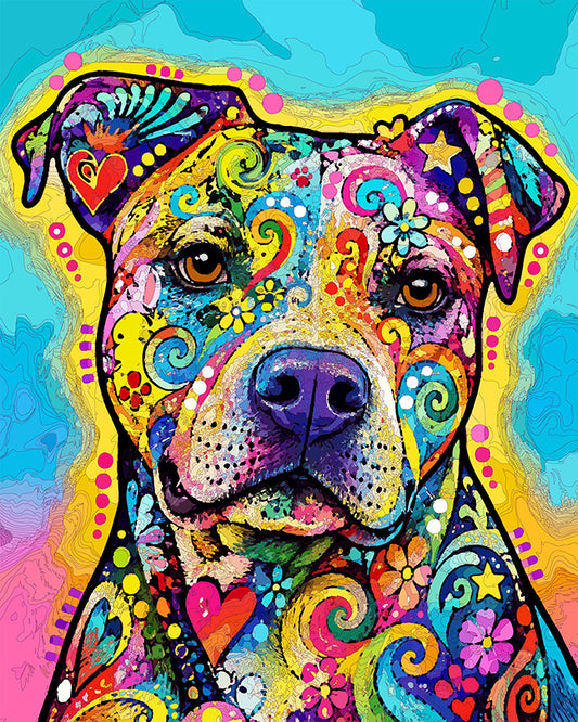 The Alerted Staffy Mini Print (Ltd. Edition) (093026)