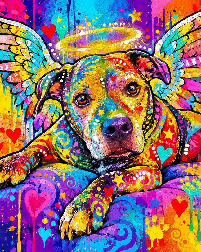 The Angel Zeus Mini Print (Ltd. Edition) (102226) – Dean Russo Art Mini ...