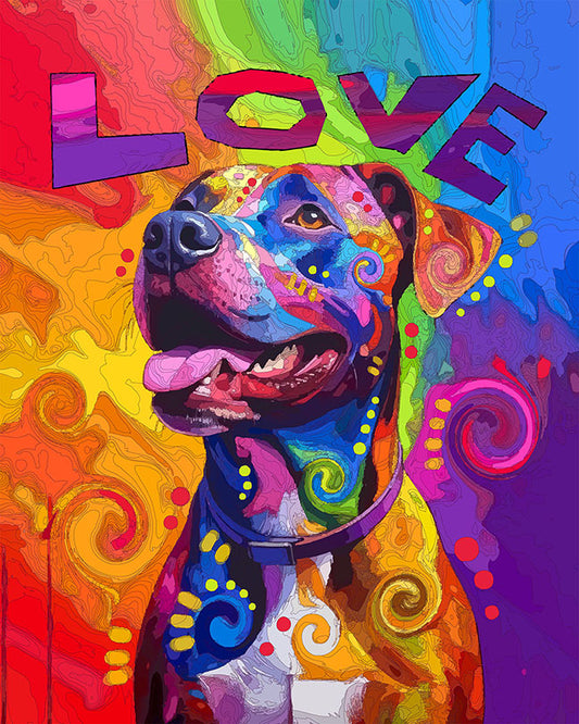 The Attraction Love Pittie Mini Print (Ltd. Edition) (032326)