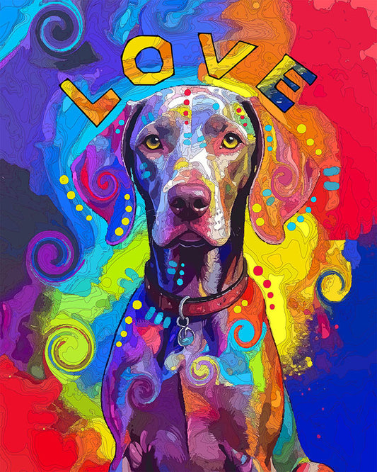 The Attraction Love Weim Mini Print (Ltd. Edition) (032326)