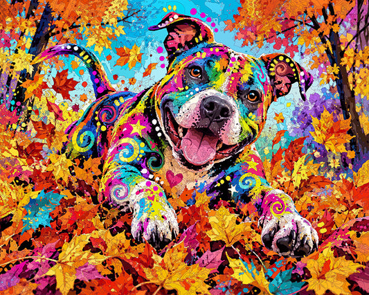 The Autumn Leaves Leaper Mini Print (Ltd. Edition) (100526)