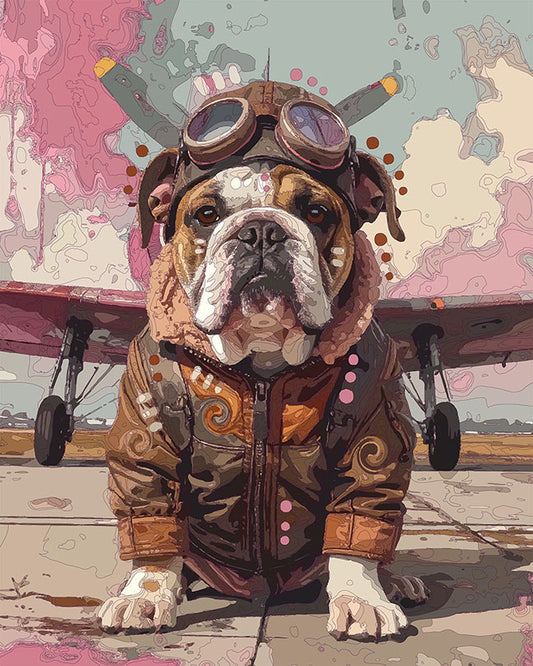 The Aviation Bulldog Mini Print (Ltd. Edition) (030626)
