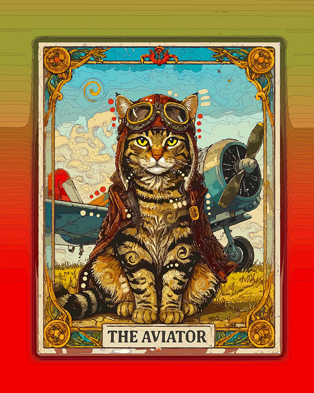 The Aviator Tarot Mini Print (Ltd. Edition) (080426)
