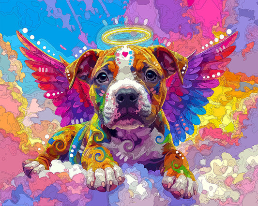 The Baby Angel Pittie Mini Print (Ltd. Edition) (092425)