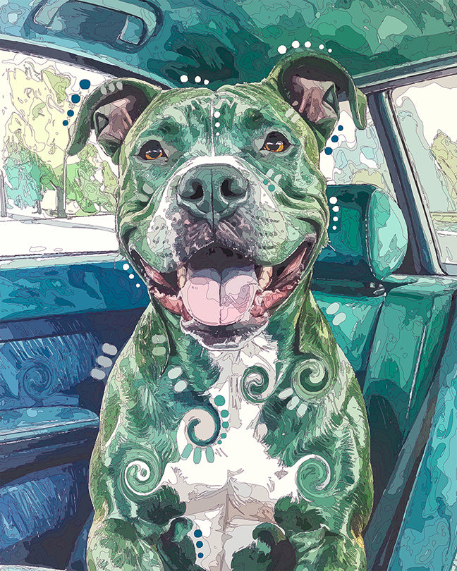 The Back Seat Boy Mini Print (Ltd. Edition) (120525)