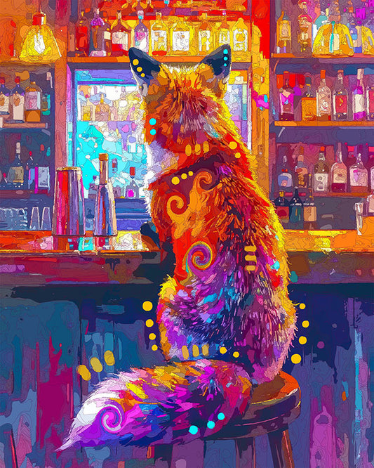 The Barstool Fox Mini Print (Ltd. Edition) (030526)