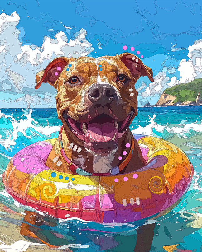 The Beach Day Floater Mini Print (Ltd. Edition) (062926)