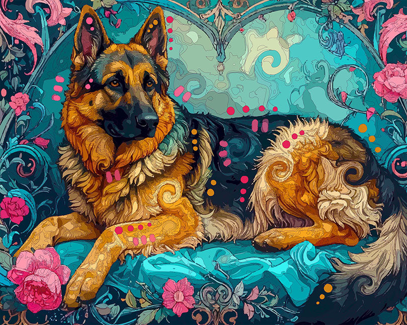 The Beauty Pose Shep Mini Print (Ltd. Edition) (021126)