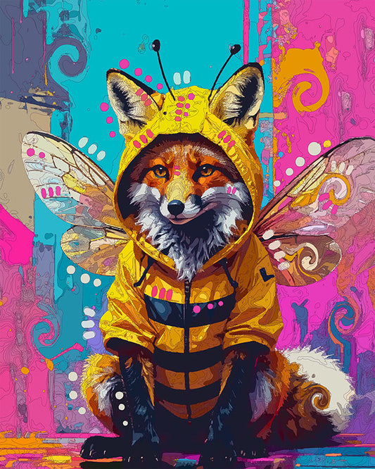 The Bee Costume Fox Mini Print (Ltd. Edition) (030326)