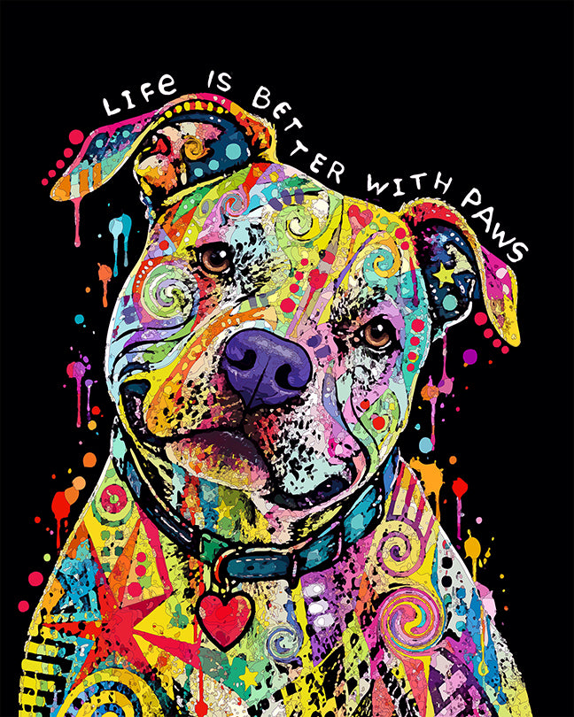 The Best Life Pittie Mini Print (Ltd. Edition) (102626) – Dean Russo ...