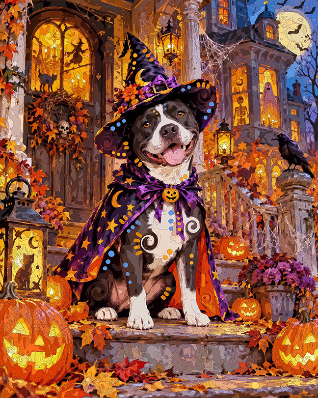 The Bewitched Porch Pittie Mini Print (Ltd. Edition) (100726)
