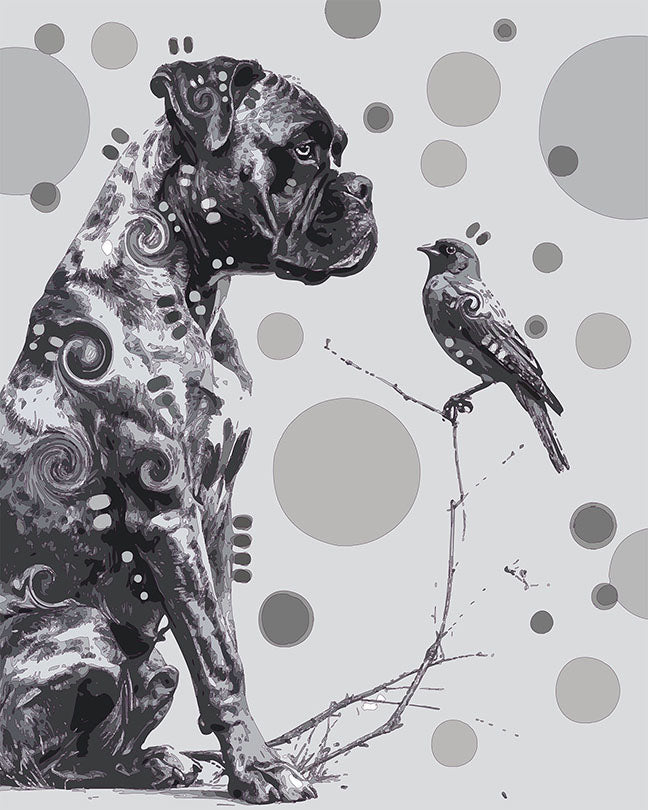 The Bird Watcher Boxer Mini Print (Ltd. Edition) (021226)