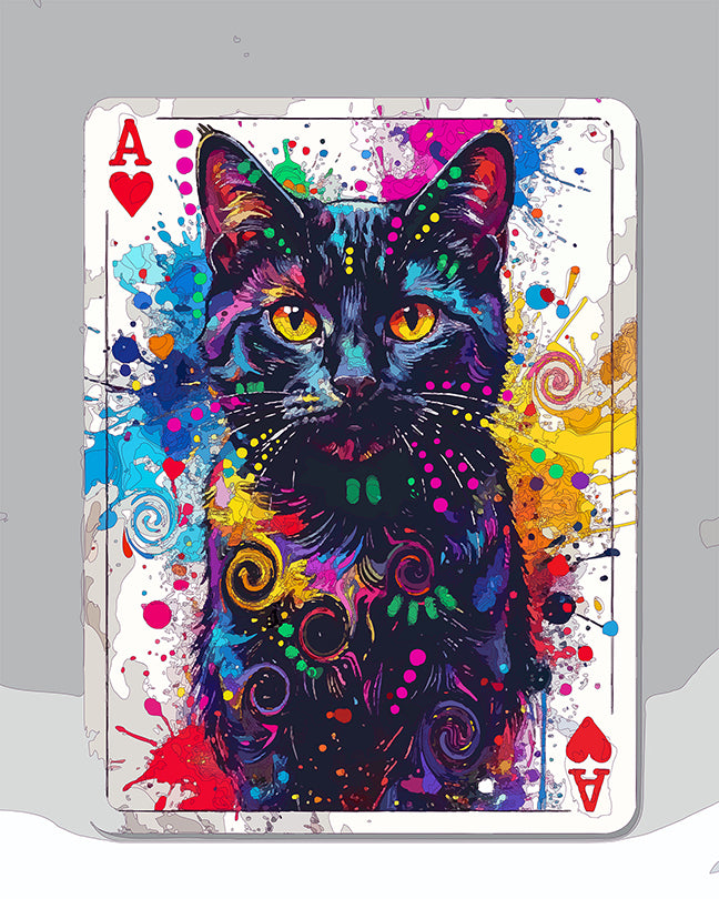 The Black Cat Card Of Love Mini Print (Ltd. Edition) (102225)