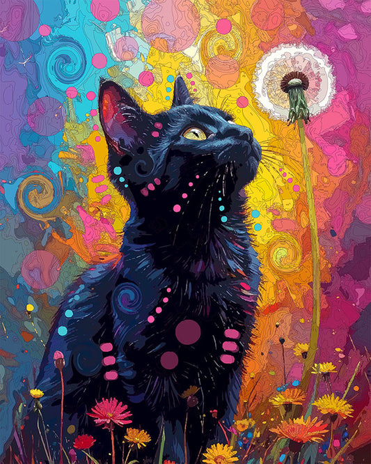 The Black Cat Wish Mini Print (Ltd. Edition) (031226)