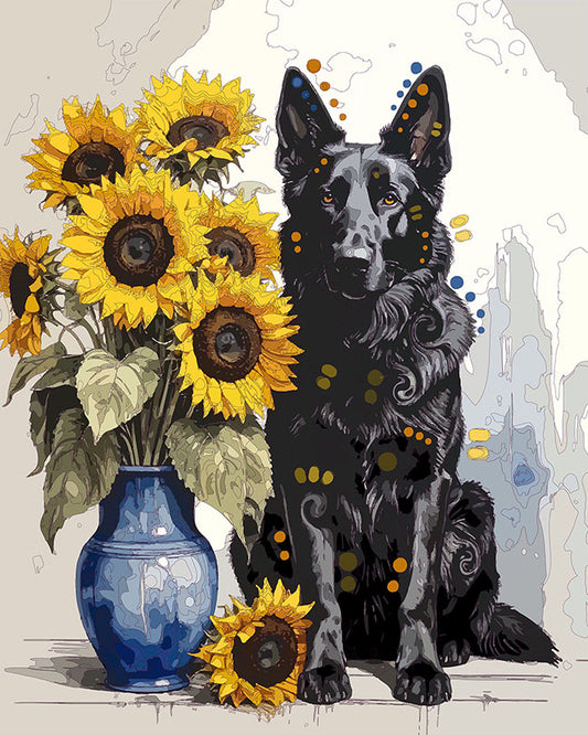 The Black Shep Sunflower Vase Mini Print (Ltd. Edition) (012826)