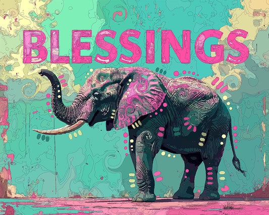The Blessings Elephant Mini Print (Ltd. Edition) (022026)