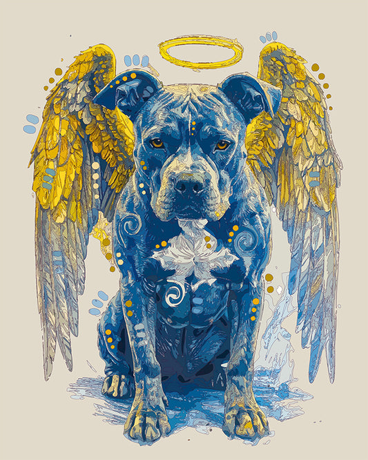 The Blue Light Angel Mini Print (Ltd. Edition) (112025)