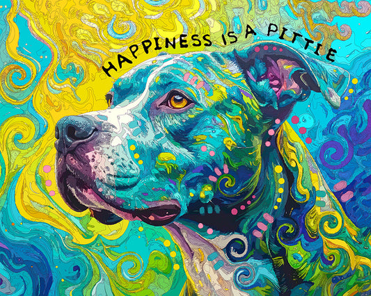 The Bright Sided Pittie Mini Print (Ltd. Edition) (100825)