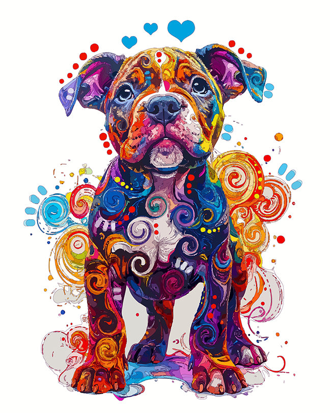The Brilliant Pit Pup Mini Print (Ltd. Edition) (102925)