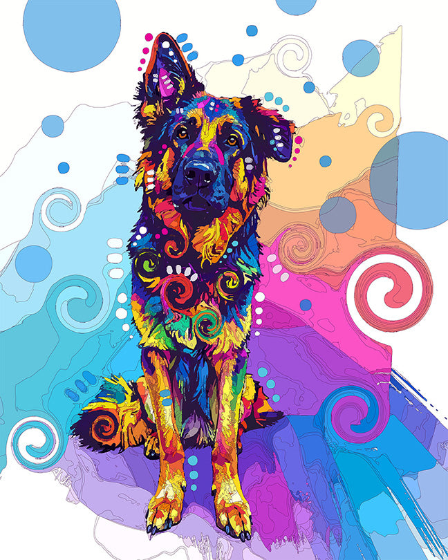 The Broken Ear Shepherd Mini Print (Ltd. Edition) (081426)