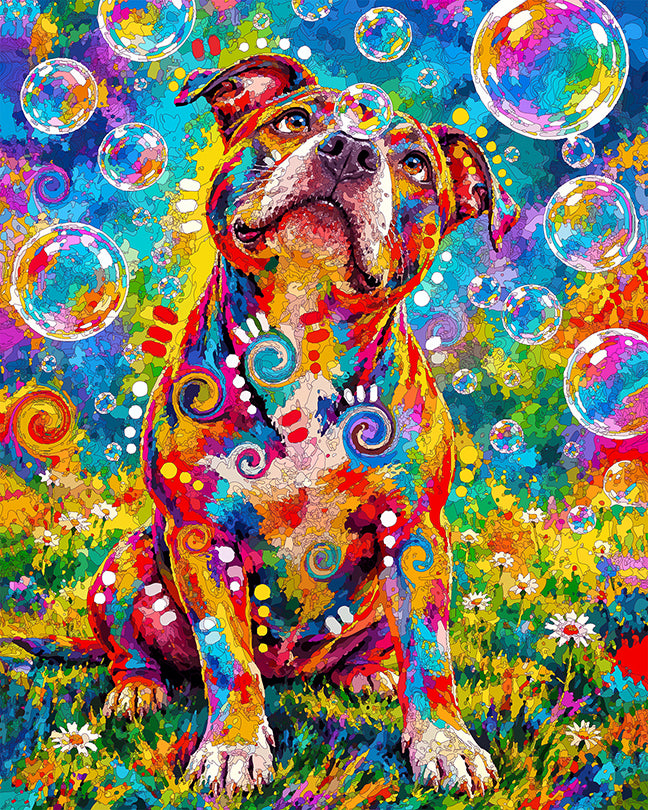 The Bubble Nose Pittie Mini Print (Ltd. Edition) (092326)