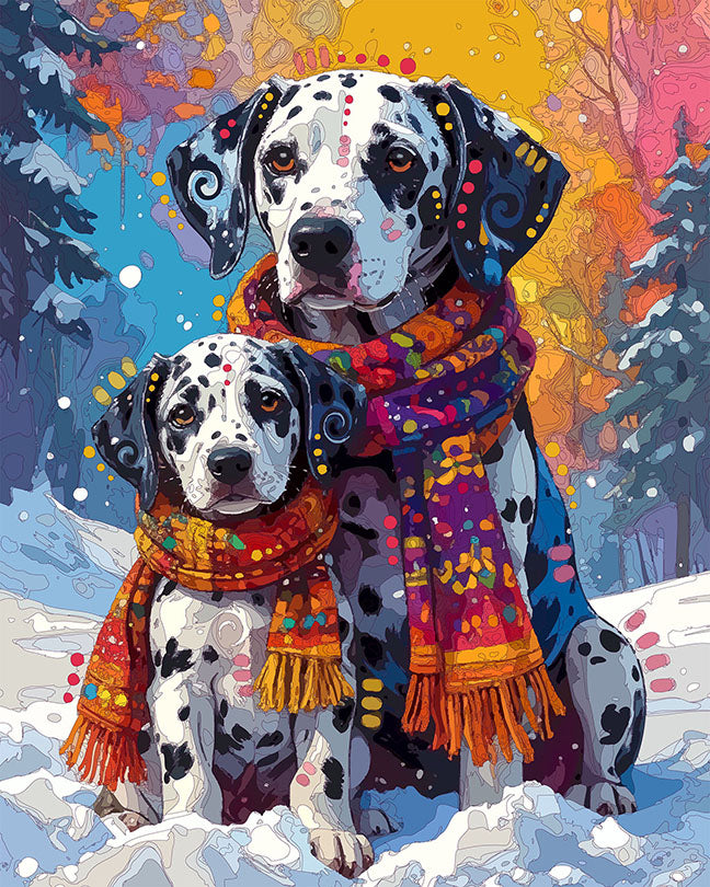 The Bundled Dalmatians Mini Print (Ltd. Edition) (121625)
