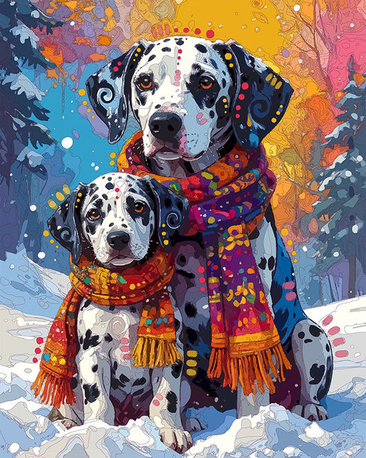 The Bundled Dalmatians Mini Print (Ltd. Edition) (121625)
