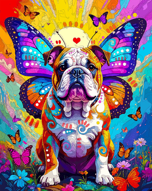 The Butterfly Bulldog Mini Print (Ltd. Edition) (091125)