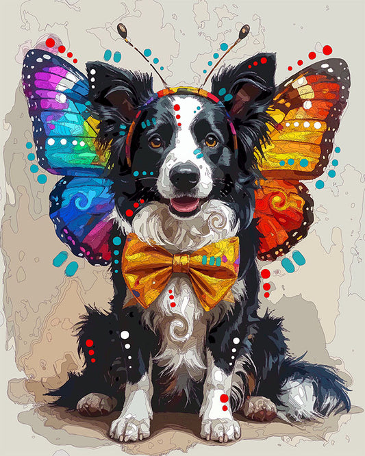 The Butterfly Collie Mini Print (Ltd. Edition) (040826)
