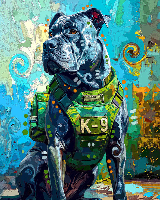 The Cane Corso On Duty Mini Print (Ltd. Edition) (040726)