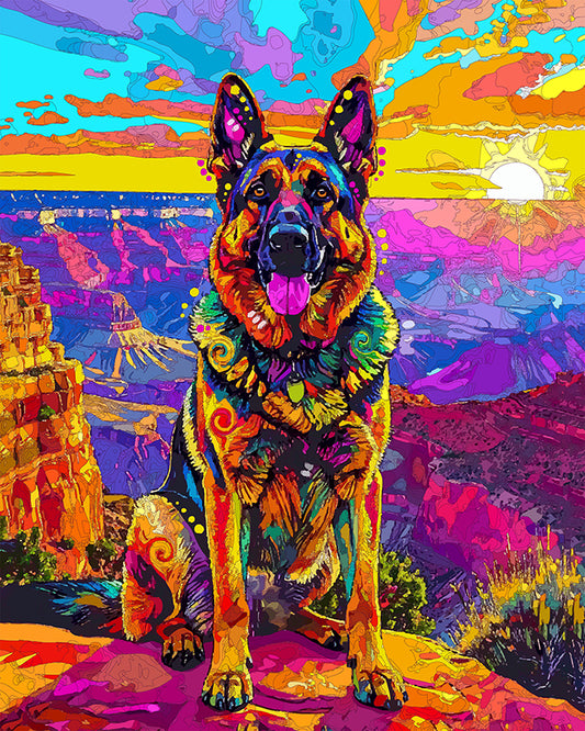 The Canyon Rim Poser Shep Mini Print (Ltd. Edition) (101625)