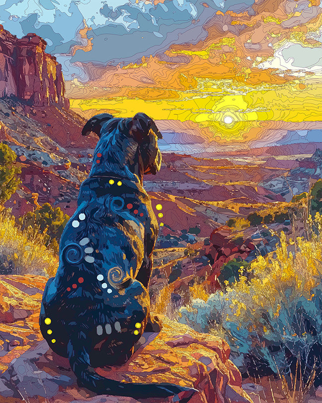 The Capitol Reef View Pittie Mini Print (Ltd. Edition) (082026)