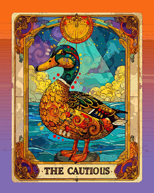 The Cautious Tarot Mini Print (Ltd. Edition) (030226)
