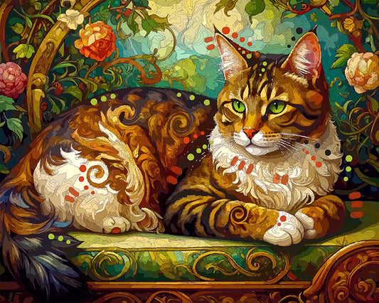 The Chaise Tabby Mini Print (Ltd. Edition) (050726)