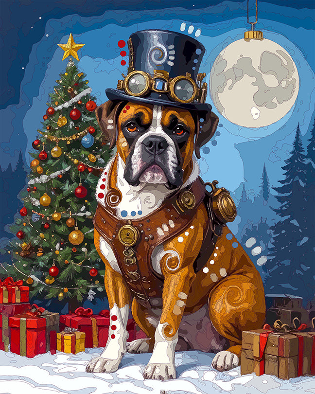 The Christmas Steampunk Boxer Mini Print (Ltd. Edition) (112425)