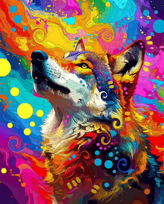 The Colorway Wolf Mini Print (Ltd. Edition) (071825)