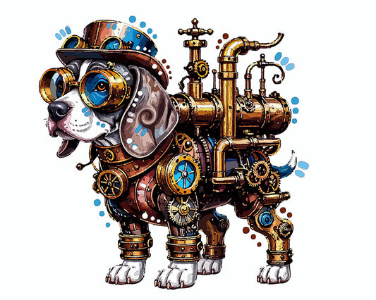 The Complex Steampunk Hound Mini Print (Ltd. Edition) (042826)