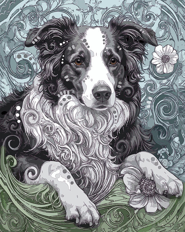 The Cool Class Collie Mini Print (Ltd. Edition) (111825)