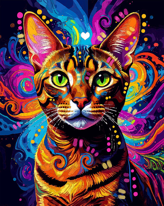 The Cosmic Abyssinian Mini Print (Ltd. Edition) (072525)