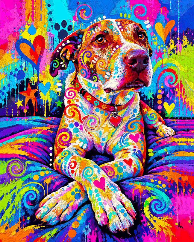 The Cross Paw Boss Pittie Mini Print (Ltd. Edition) (092426)