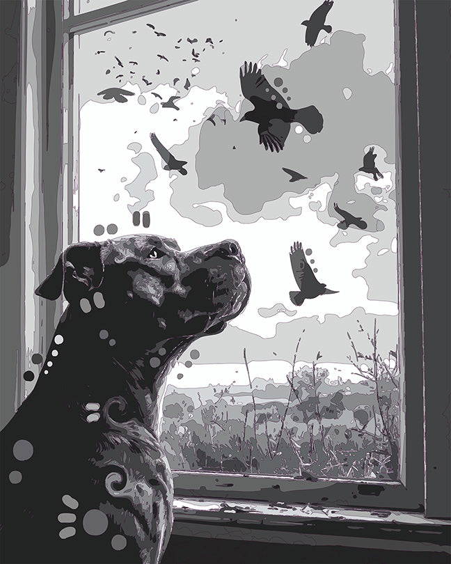 The Crow Fly Window Pit Mini Print (Ltd. Edition) (091026)