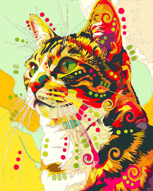 The Cut Out Tabby Mini Print (Ltd. Edition) (081225)
