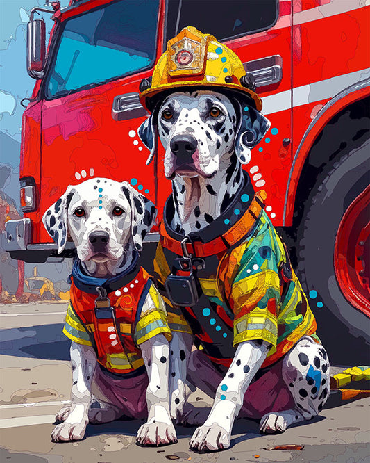 The Dalmatian Hero Family Mini Print (Ltd. Edition) (050626)
