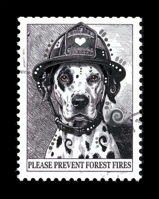 The Dalmatian Stamp Mini Print (Ltd. Edition) (111225)