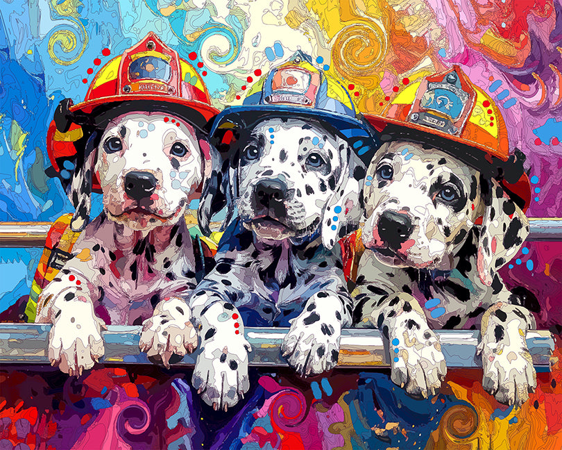 The Dalmatians On Duty Mini Print (Ltd. Edition) (102825)